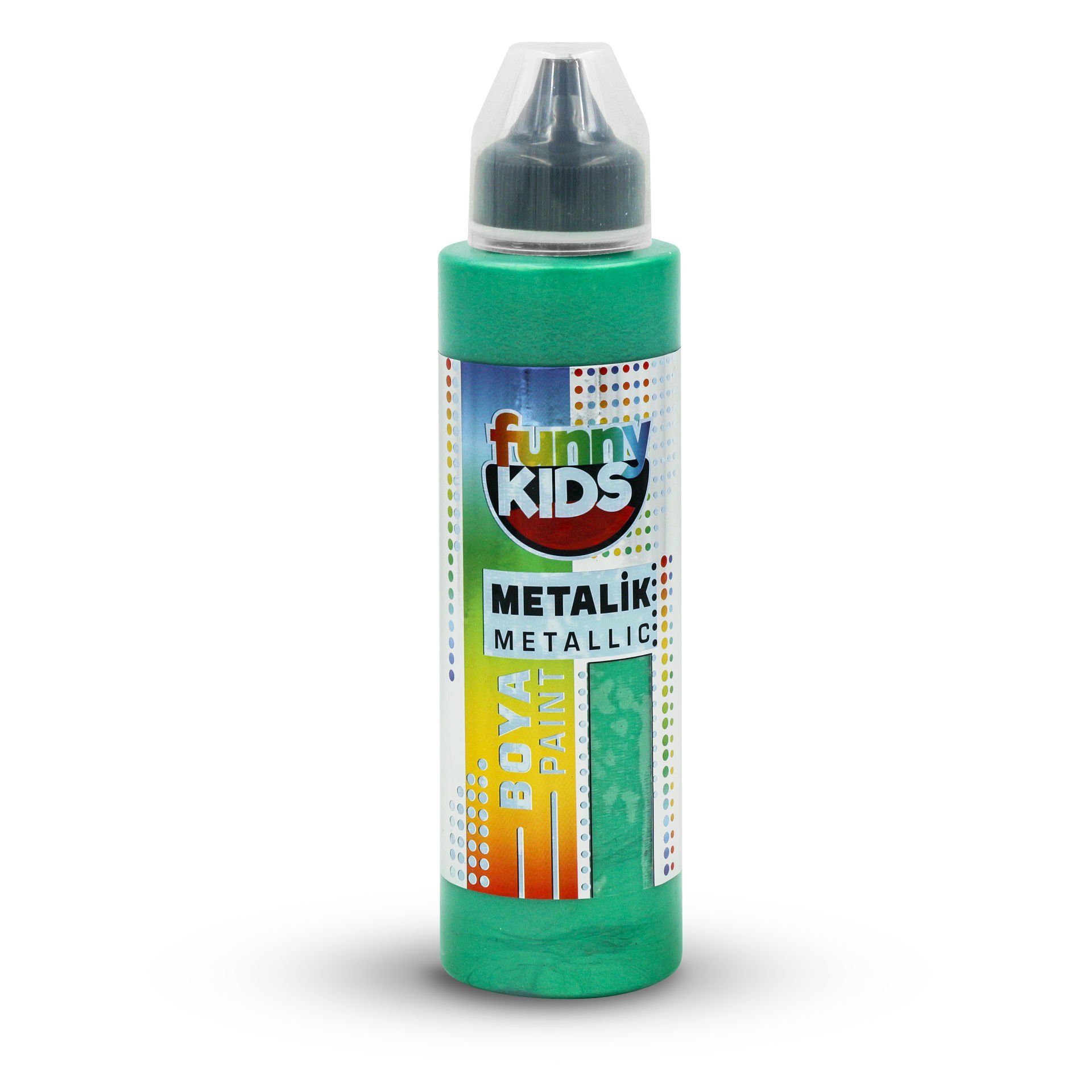 FUNNY KIDS METALİK BOYA 500 CC 2330 YEŞİL