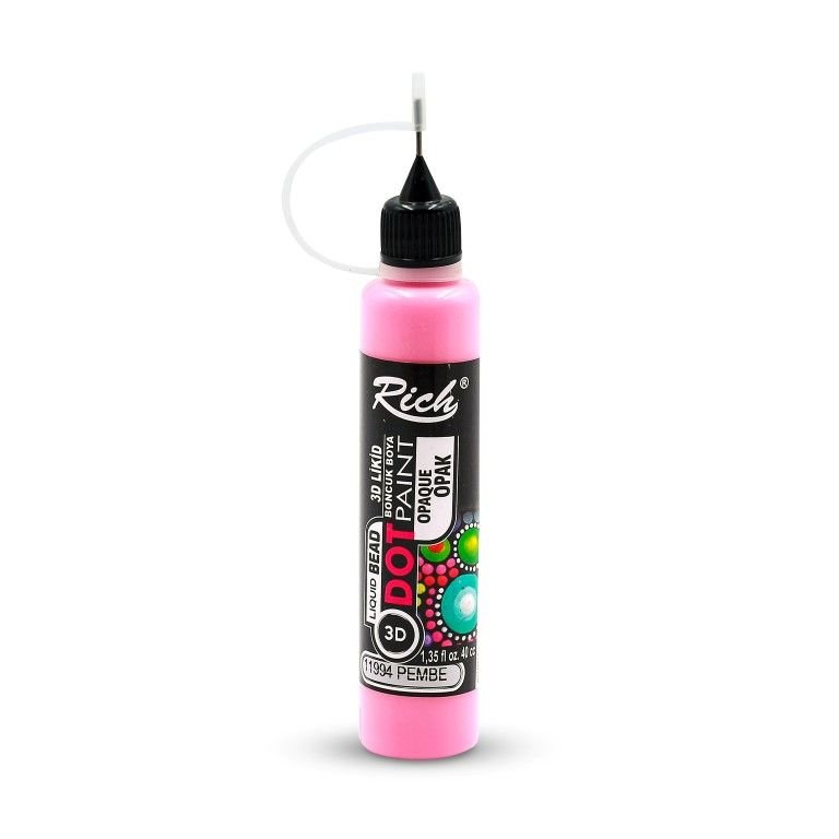 3D LİKİT BONCUK BOYA PEMBE *NEW