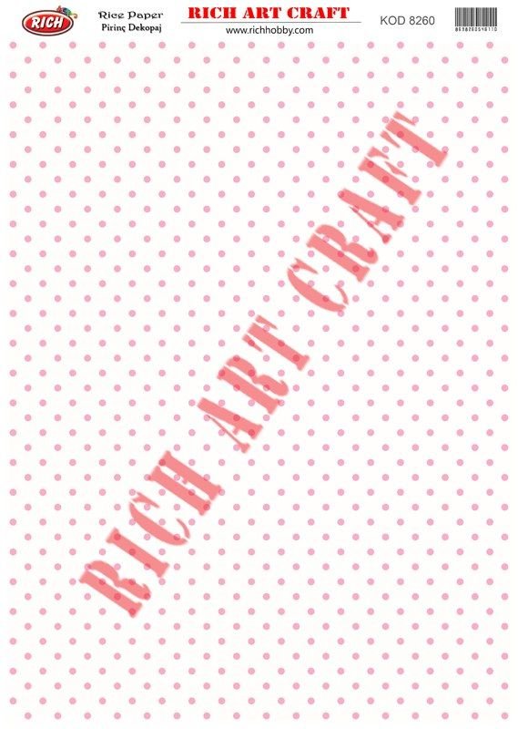 RİCH PİRİNÇ DEKOPAJ KAĞIDI KOD:8260
