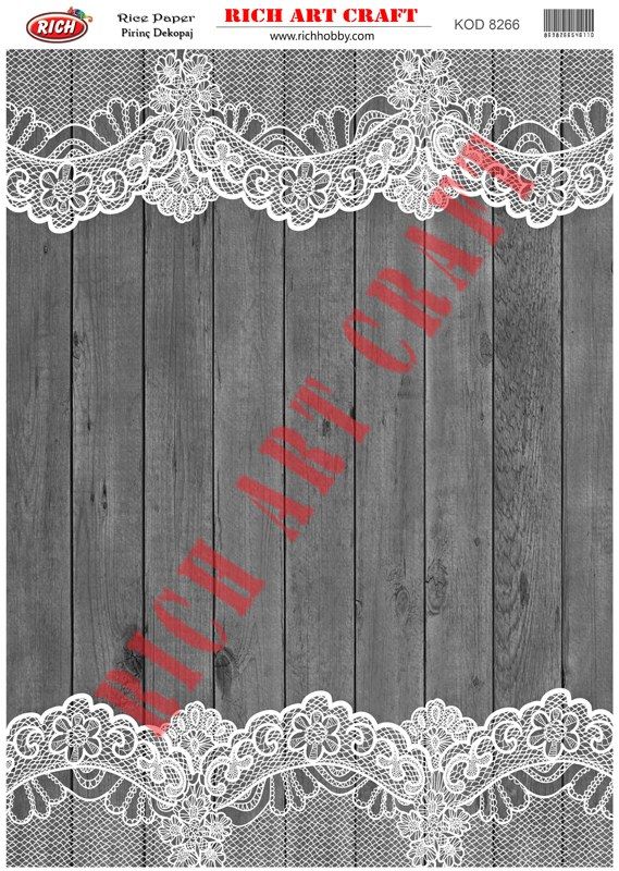 RİCH PİRİNÇ DEKOPAJ KAĞIDI KOD:8266
