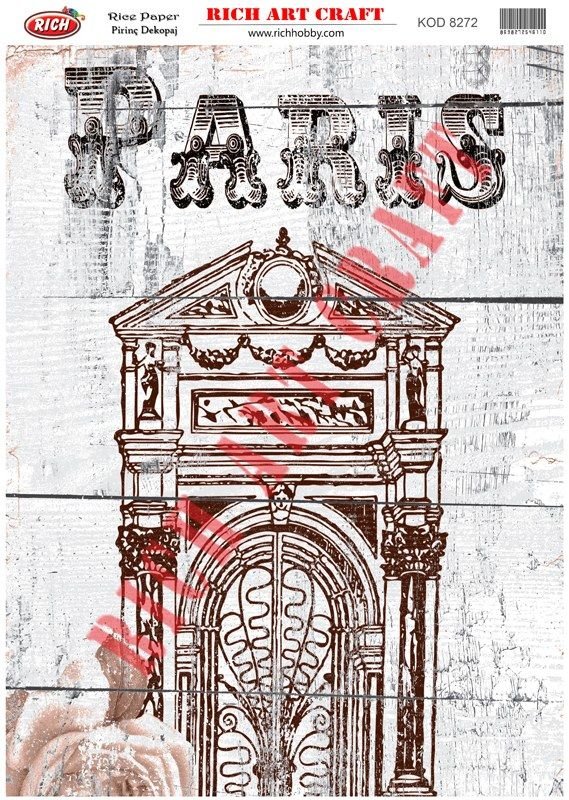 RİCH PİRİNÇ DEKOPAJ KAĞIDI KOD:8272