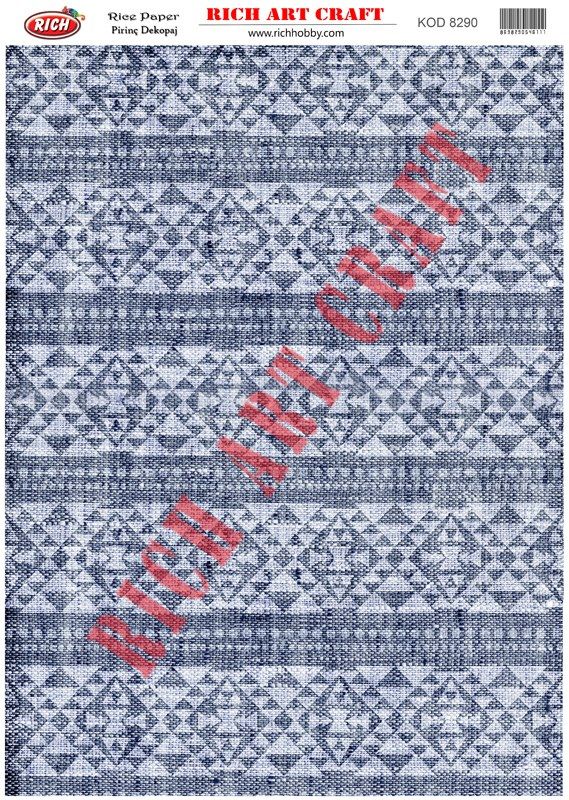 RİCH PİRİNÇ DEKOPAJ KAĞIDI KOD:8290
