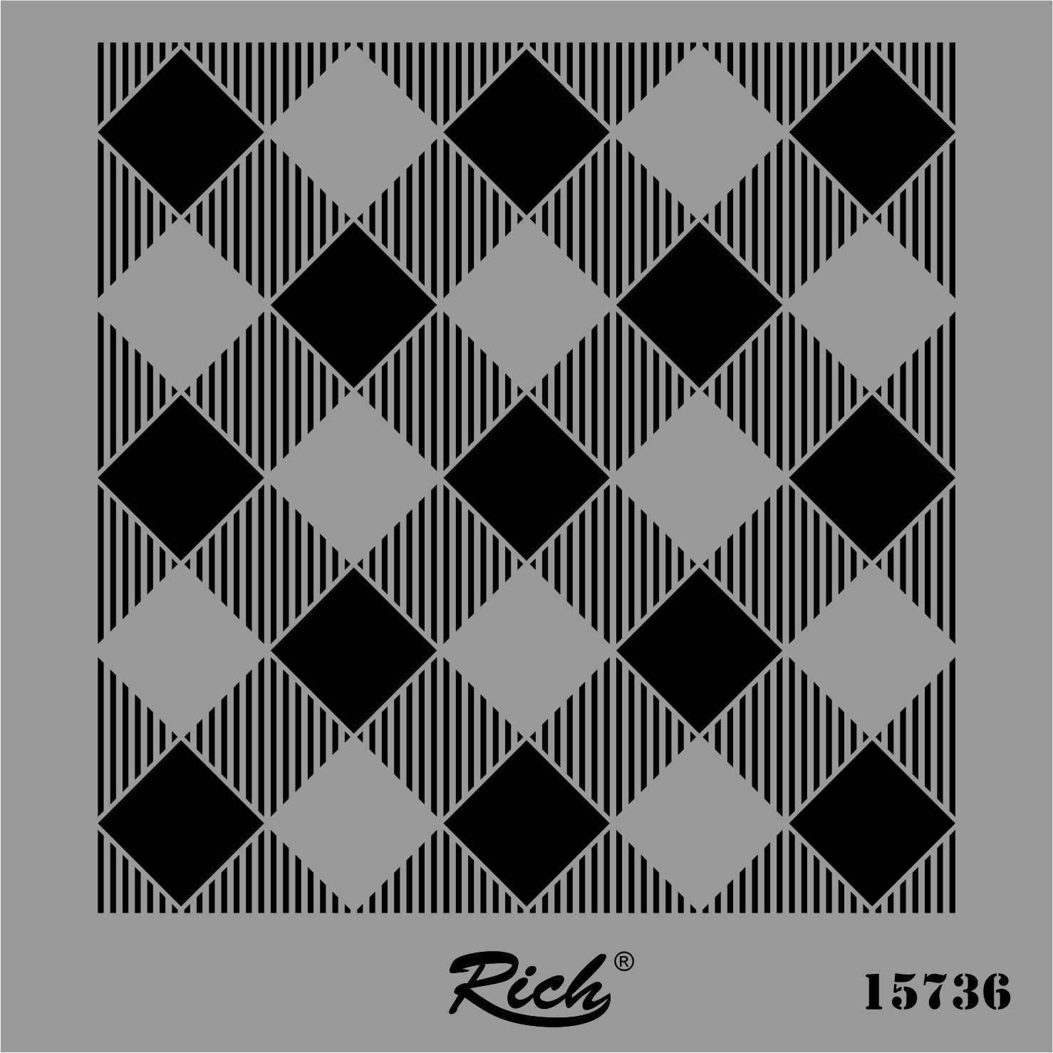 STENCIL KARE 25*25 15736