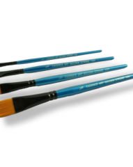 İpek sarı düz öne stroke fırçası 