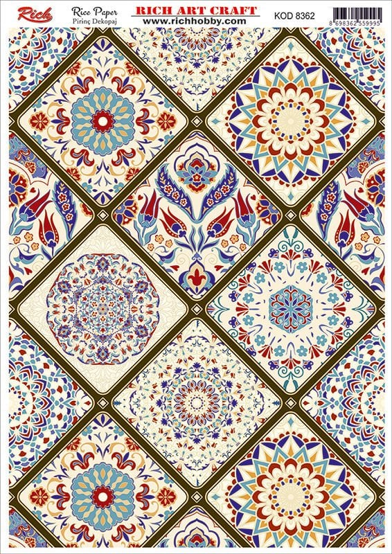 RİCH PİRİNÇ DEKOPAJ KAĞIDI KOD:8362