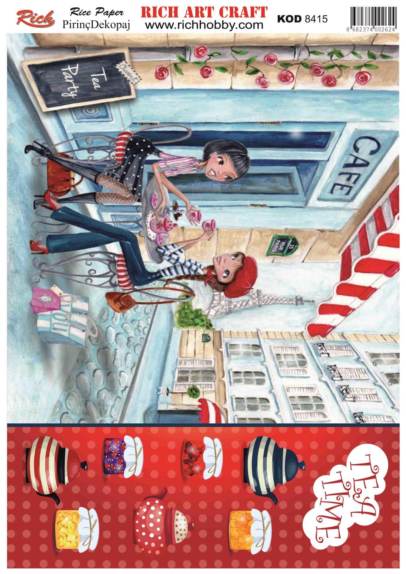 RİCH PİRİNÇ DEKOPAJ KAĞIDI KOD:8415