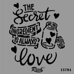 STENCIL KARE 25*25 15794