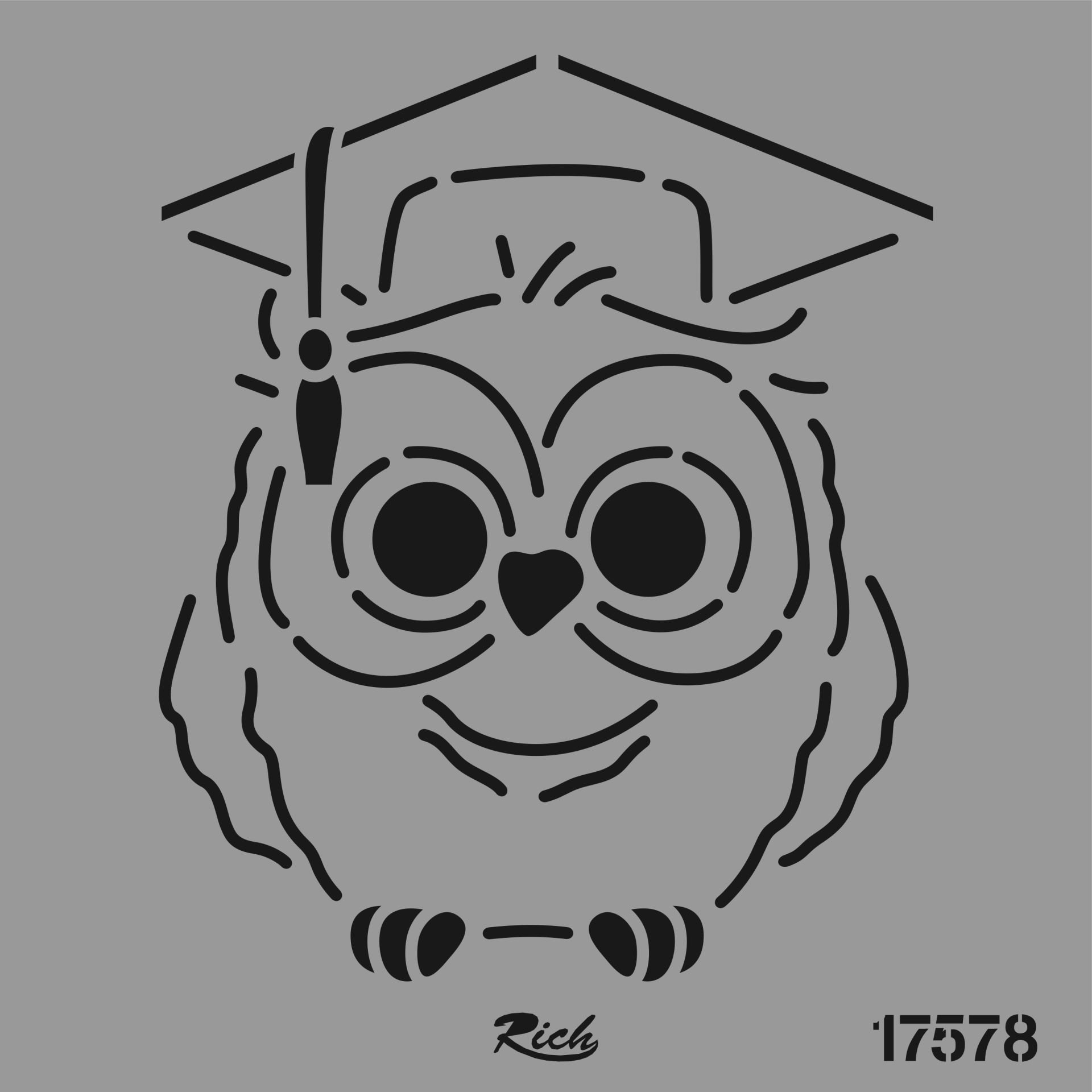 STENCIL KARE 25*25 17578