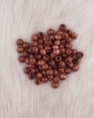 AHŞAP BONCUK KAHVERENGİ VERNİKLİ 12 MM 100 GR 25