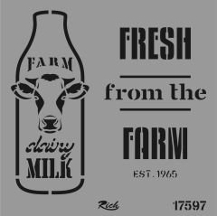 STENCIL KARE 25*25 17597