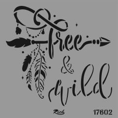 STENCIL KARE 25*25 17602