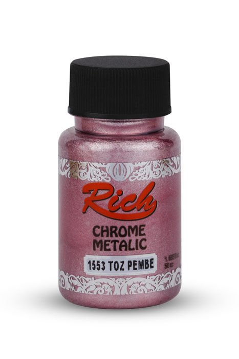 CHROME METALİK 50 CC TOZ PEMBE