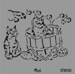 STENCIL KARE 25*25 17610