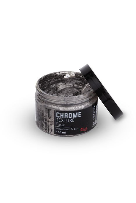 CHROME TEXTURE PASTA ANTİK GÜMÜŞ