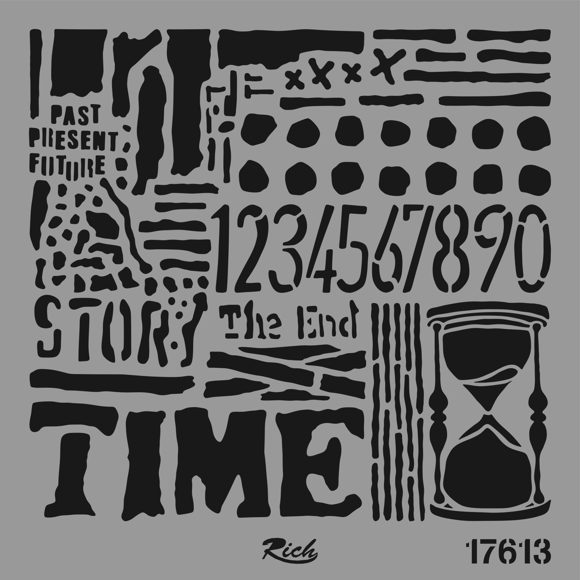 STENCIL KARE 25*25 17613