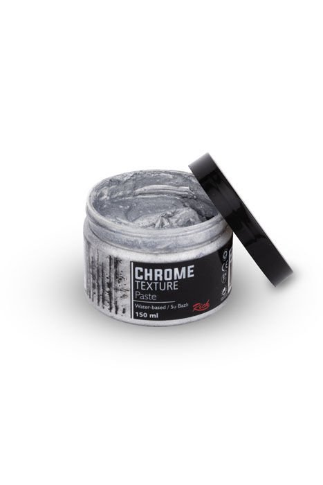 CHROME TEXTURE PASTA GÜMÜŞ