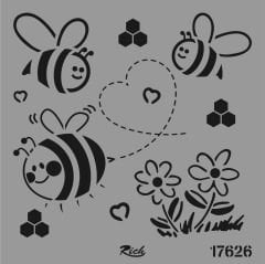 STENCIL KARE 25*25 17626
