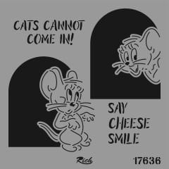 STENCIL KARE 25*25 17636