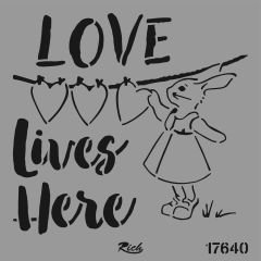 STENCIL KARE 25*25 17640