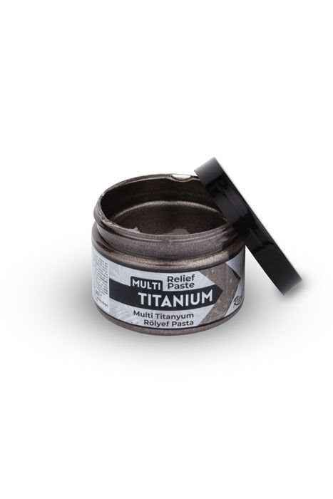 TİTANYUM RÖLYEF PASTA TAŞ GRİ