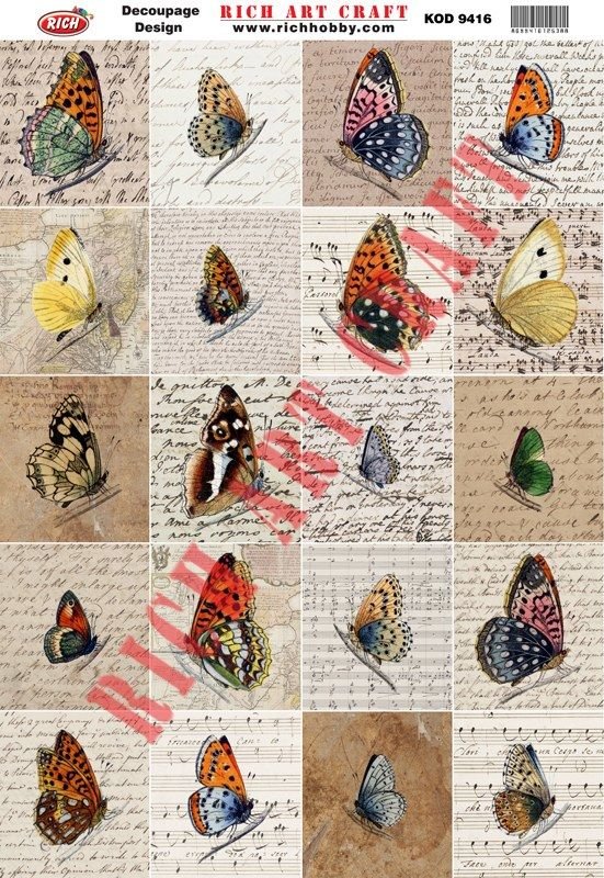 RİCH DEKOPAJ KAĞIDI KOD:9416