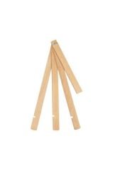 DEMONTE DELİKLİ KAYIN ŞOVALE 40 CM HAM