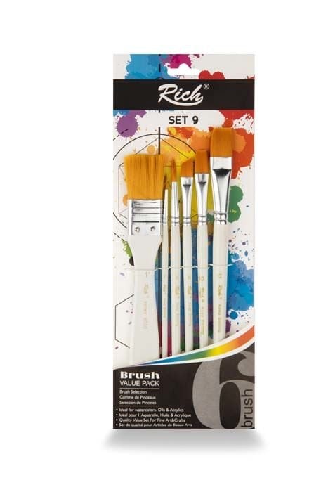 SET 9 KEEP SMİLE ZEMİN FIRÇALI 6'LI SET
