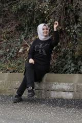 Taş Baskı Sweatshirt Tunik