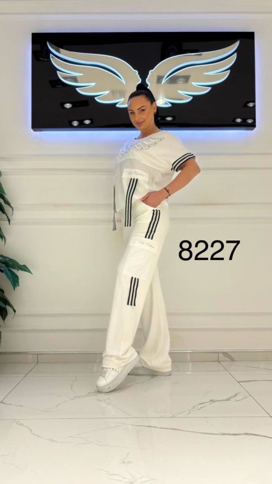 Tatu Kadın Kısa Kol Eşofman Takımı 8227 b