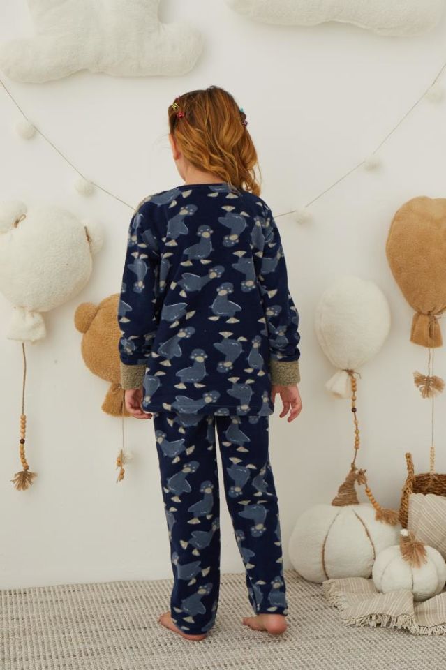 Kız Çocuk Welsoft Polar Pijama Takımı 42236