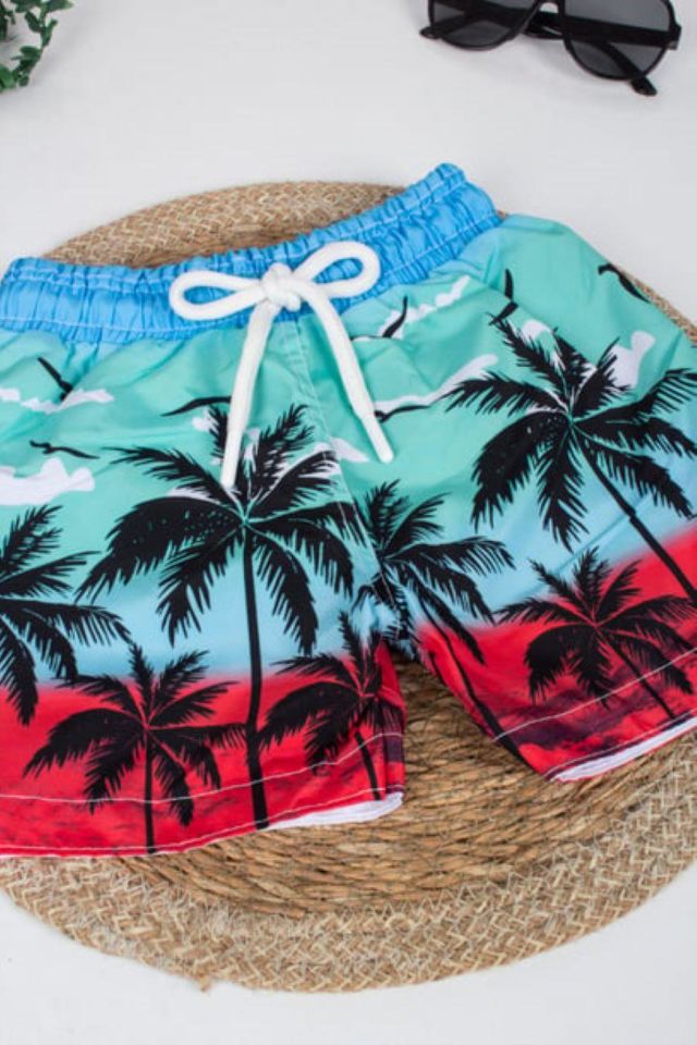 Erkek Çocuk Paraşüt Su İtici DEniz Şortu Mayo 3105