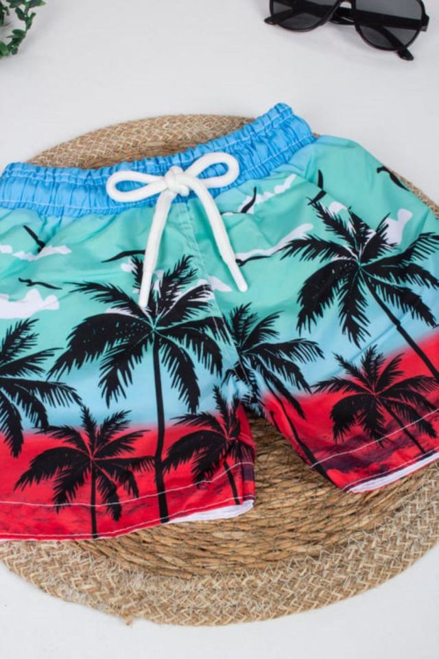 Erkek Çocuk Paraşüt Su İtici DEniz Şortu Mayo 3105