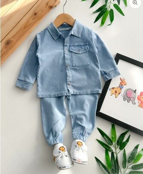 Erkek  Bebek Kot Görünümlü Takım 0259 m