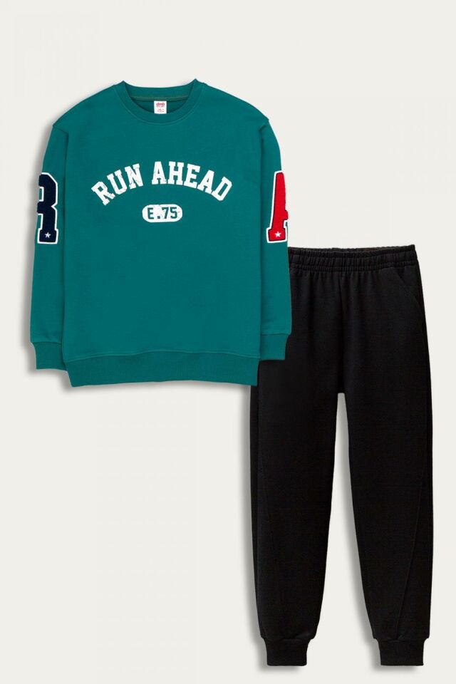 Erkek Çocuk  Sweatshirt  Eşofman Takımı Alt Üst 2 Parça 4055