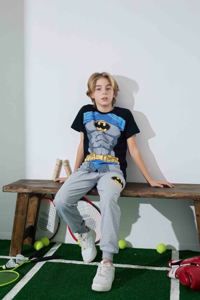 Erkek Çocuk Kısa Kol Penye Pijama Takımı 3984-85S