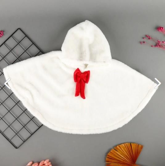 Yumuşak Pelerinli Peluş 3'Lü Kız Takım 26033 KIRMIZI - 24AY