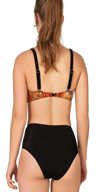 Endeep Kadın Düğüm Detaylı Kruvaze Toparlayıcı Bikini Takımı 22335