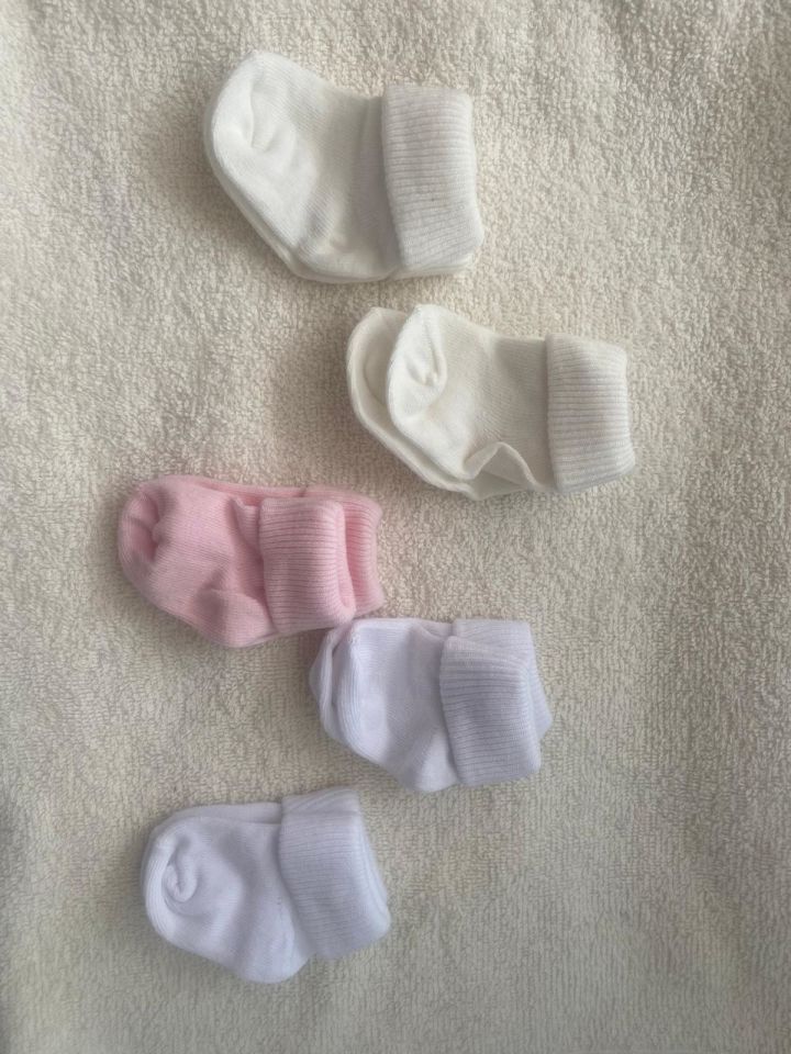 Kız  Bebe Yenidoğan Kutulu 5'li Çorap 1309P