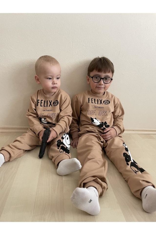 Erkek Çocuk Mevsimlik Okul Kreş  Alt Üst Takım  2259