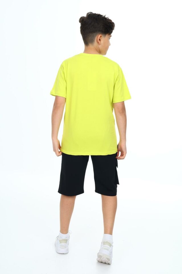 Erkek Çocuk Garson Boy Şortlu Alt Üst Takım 9920-Y