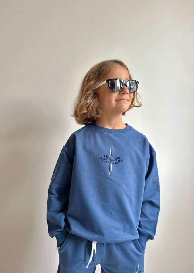 Erkek Çocuk Sweatshirt ve Eşofman Takımı Alt Üst Takım 9051M