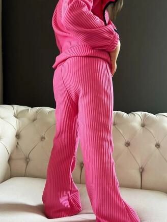 Kız Çocuk Yarım Boğaz İspanyol Paça Alt Üst Takım 0311-P