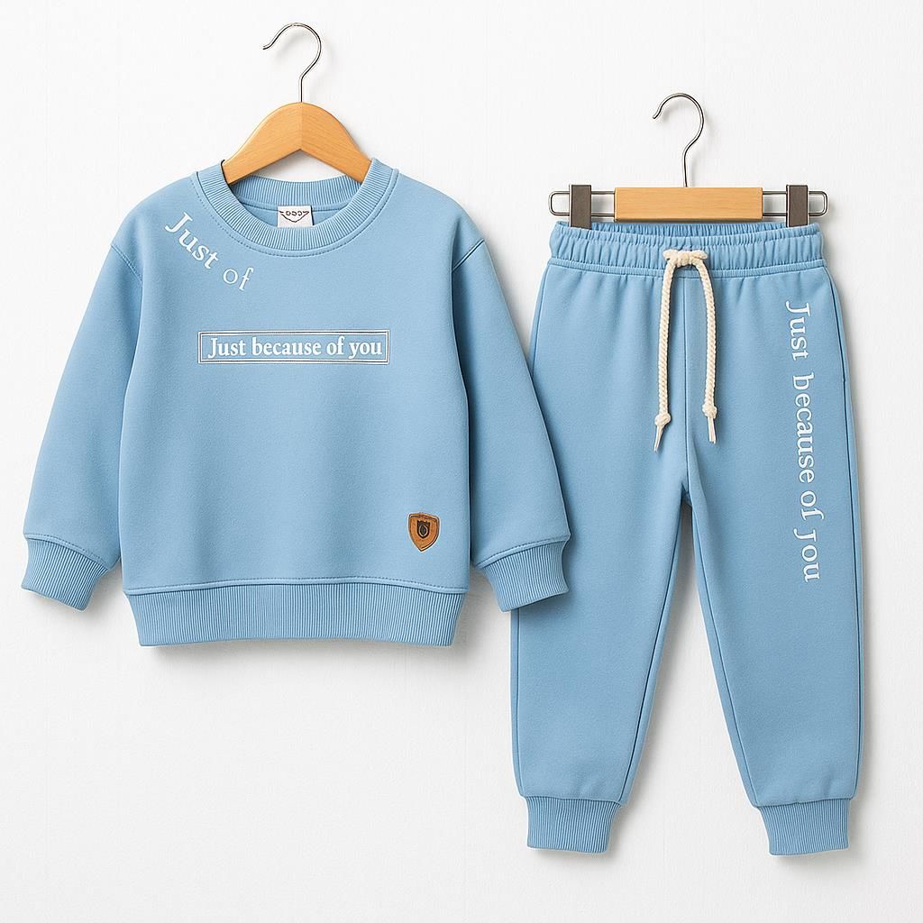 Erkek Çocuk 3 İplİk Şardonlu Eşofman Takımı – 10686 M