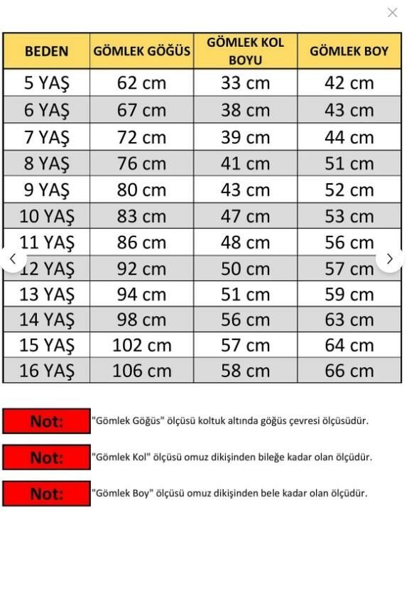 Kız Çocuk Uzun Kol Düz Renk  Gömlek 7985P