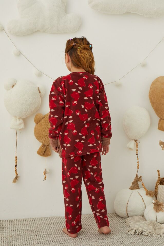 Kız Çocuk Welsoft Polar Pijama Takımı 42235