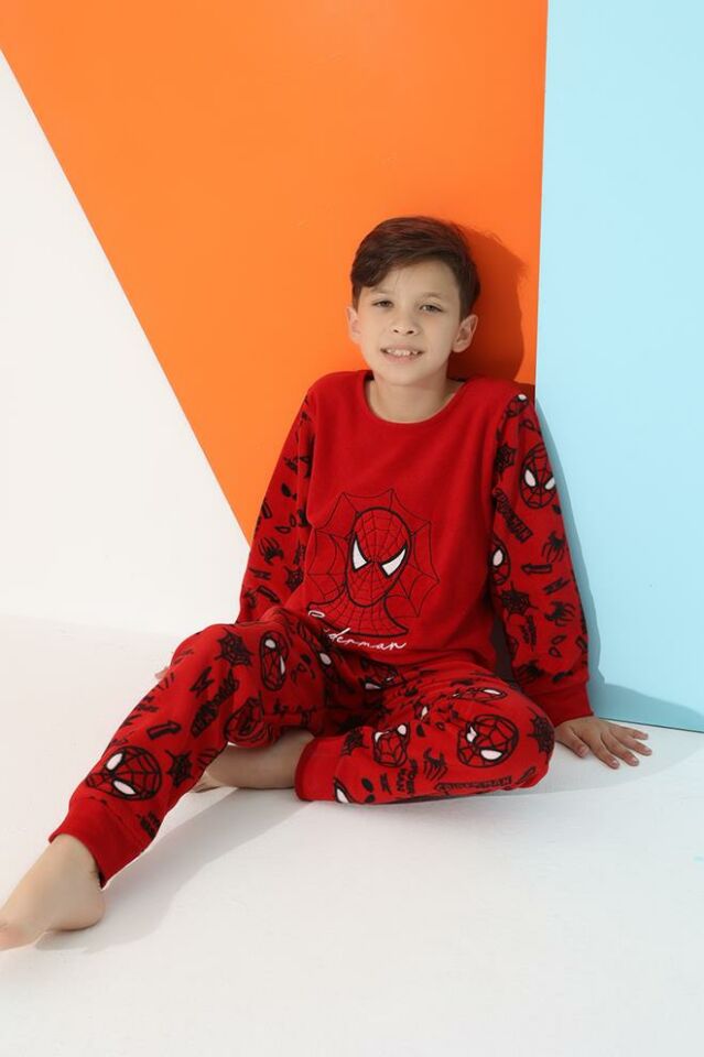 Erkek Çocuk Welsoft Polar Pijama Takımı 3355