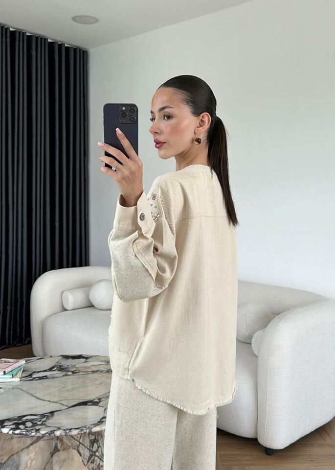 Kadın Uzun Sweat Pantolon Takım Alt Üst Takım 50679