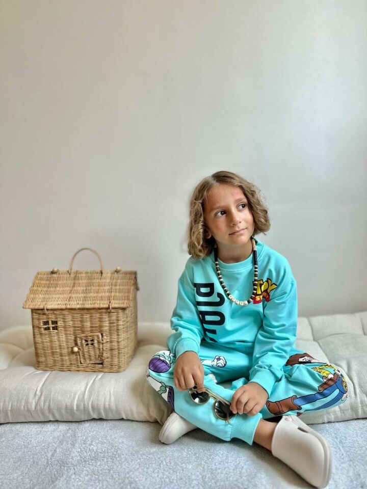 Erkek Çocuk Alt Üst Eşofman Takımı -9042-M