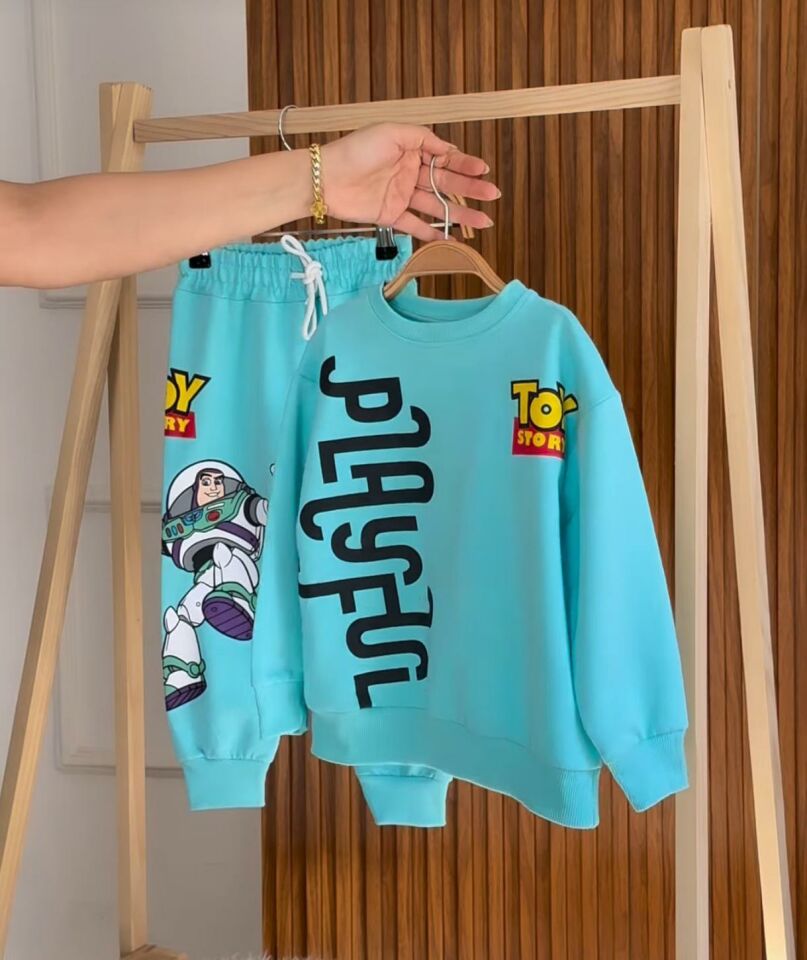 Erkek Çocuk Alt Üst Eşofman Takımı -9042-M