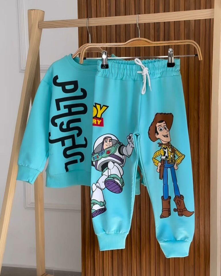 Erkek Çocuk Alt Üst Eşofman Takımı -9042-M